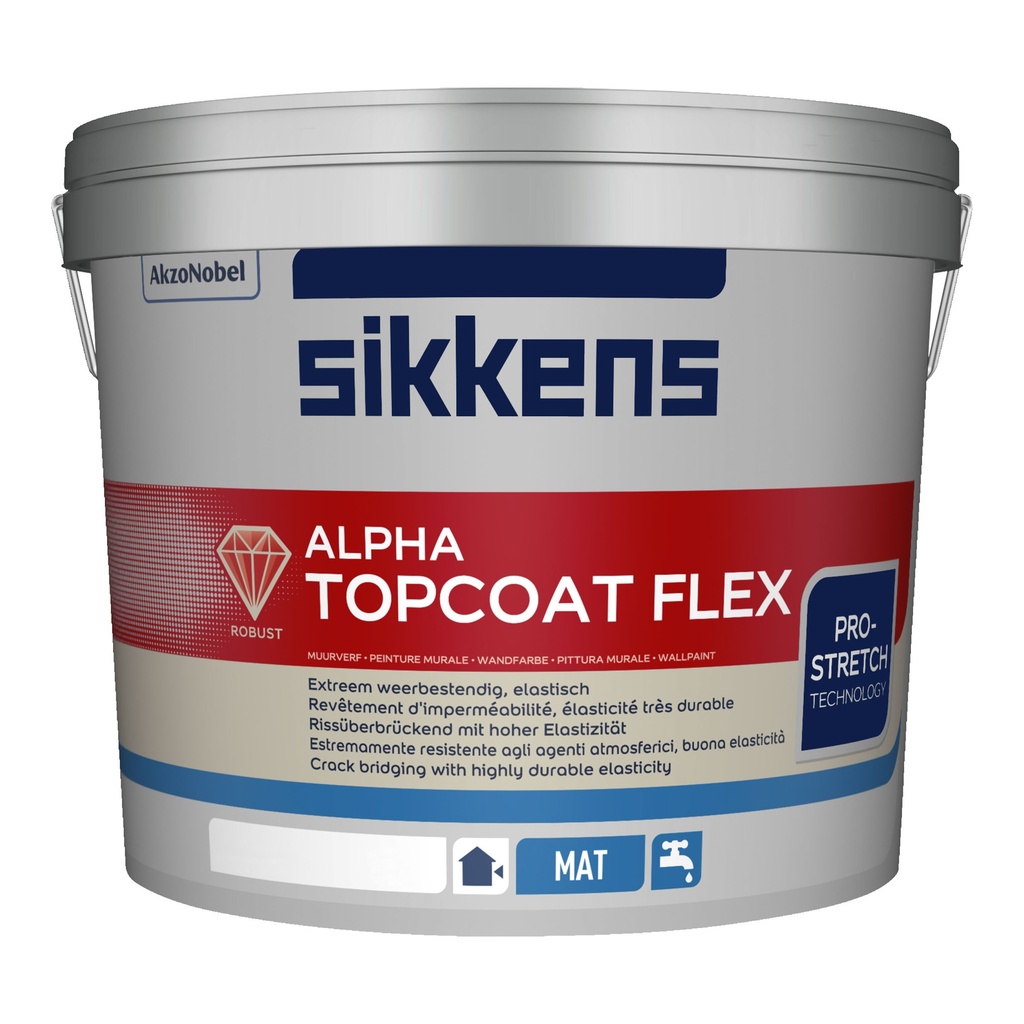 Sikkens Alpha Topcoat Flex White/W05 10L