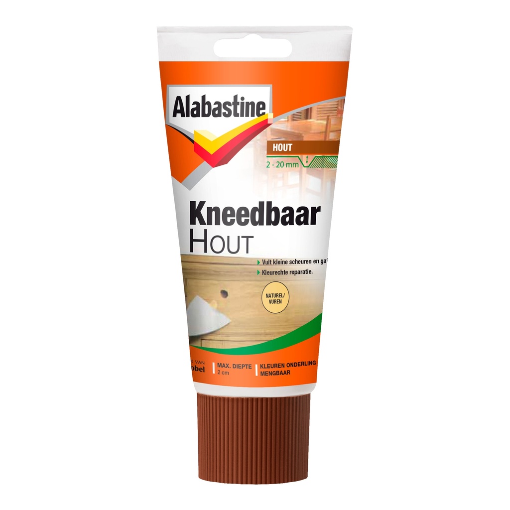 Alabastine Kneedbaar Hout Naturel 200Gr