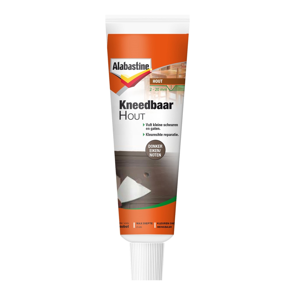 Alabastine Kneedbaar Hout Donker Eik 75Gr