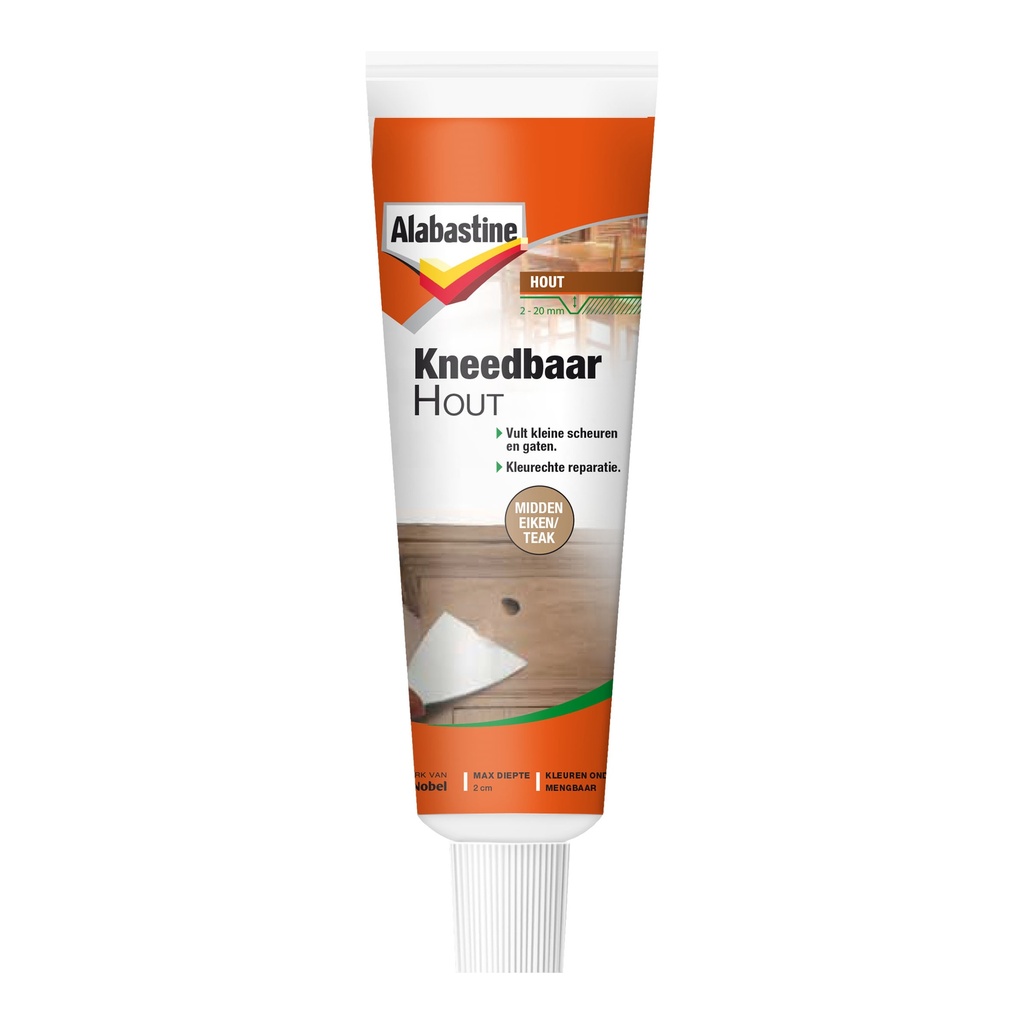 Alabastine Kneedbaar Hout Midden Eik 75Gr
