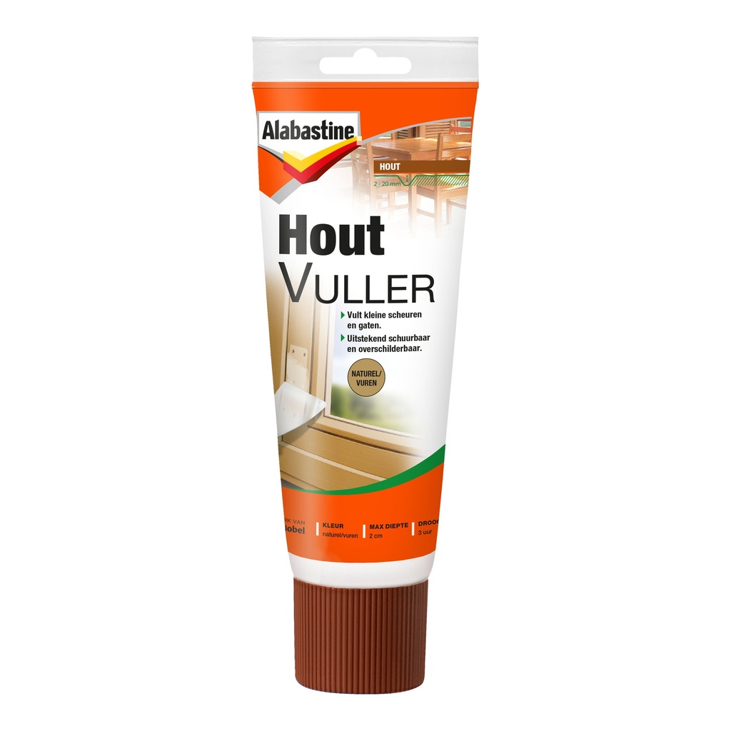 Alabastine Houtvuller Nat/Vuren 330Gr