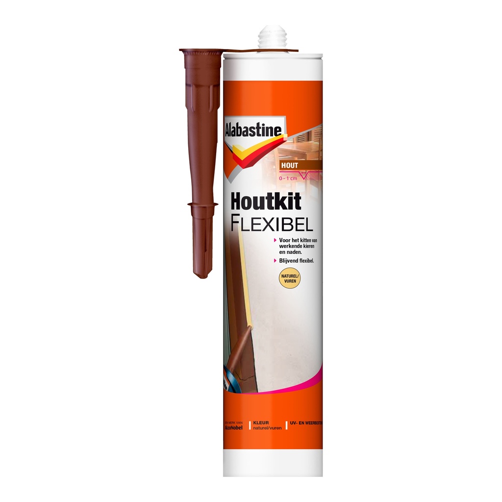 Alabastine Houtkit Flexibel Naturel 300Ml