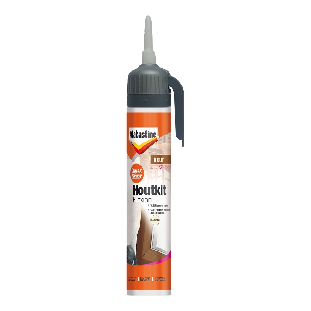 Alabastine Quick And Easy Houtkit Nat.300Gr