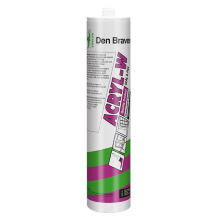 Zwaluw Den Braven Acryl-W 310 ml Wit