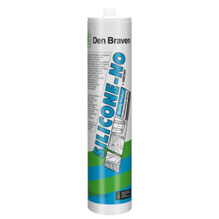 Zwaluw Silicone-No+Sanitary 310 ml Wit