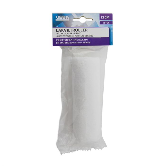 Verfrol lakvilt 12cm dubbeldik