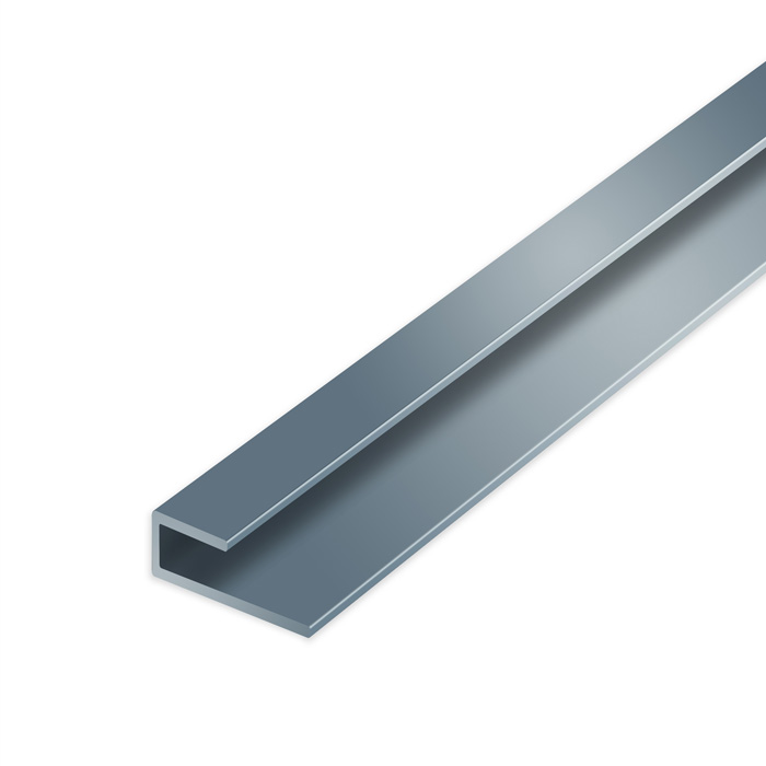 U-Profiel Aluminium 2600 mm