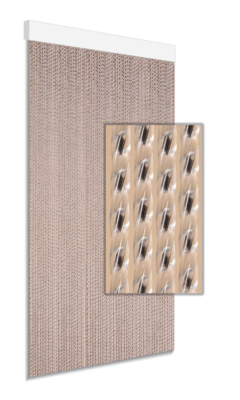 Milan zwart 90x210