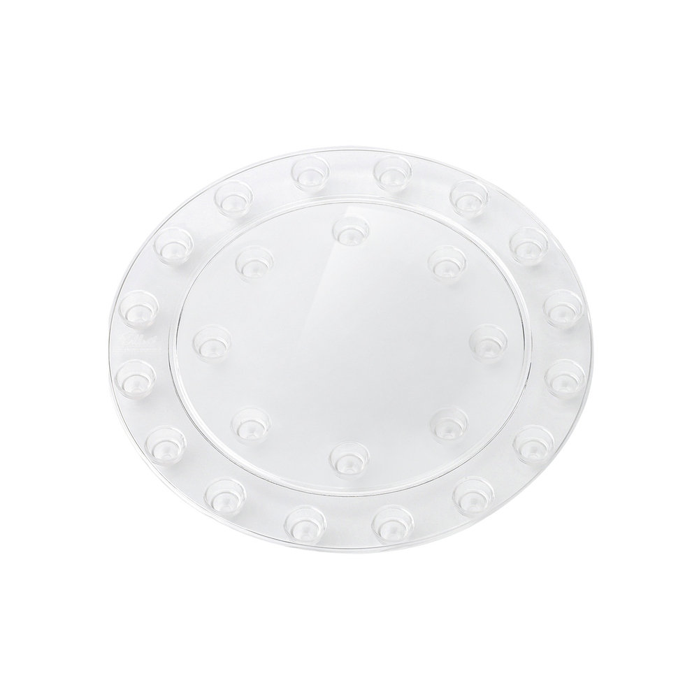 Floorprotector Rond 12,5Cm Transparant