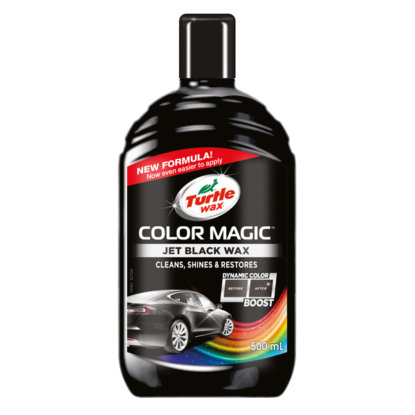 Turtle Wax 52708 Color Magic Jet Black Wax 500ml