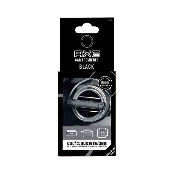 AXE Luchtverfrisser Black Aluminium Houder + 2 Sticks 