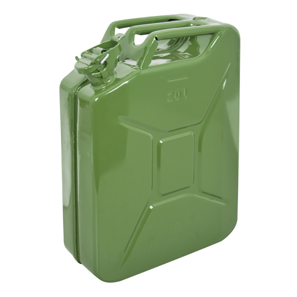 Carpoint Benzinekan 20Ltr Groen Metaal UN-keur