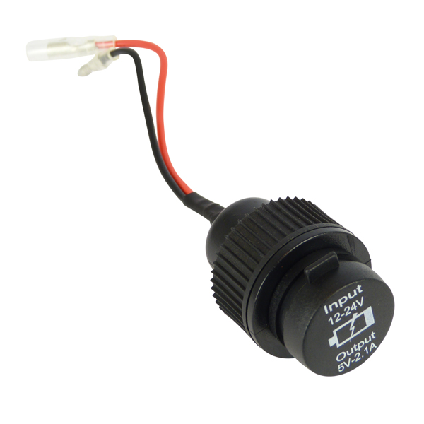 Carpoint 12/24V Inbouw Contactdoos 2xUSB 2,1A