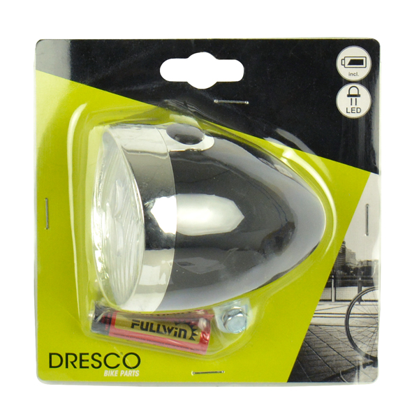 Dresco Koplamp Classic Zwart