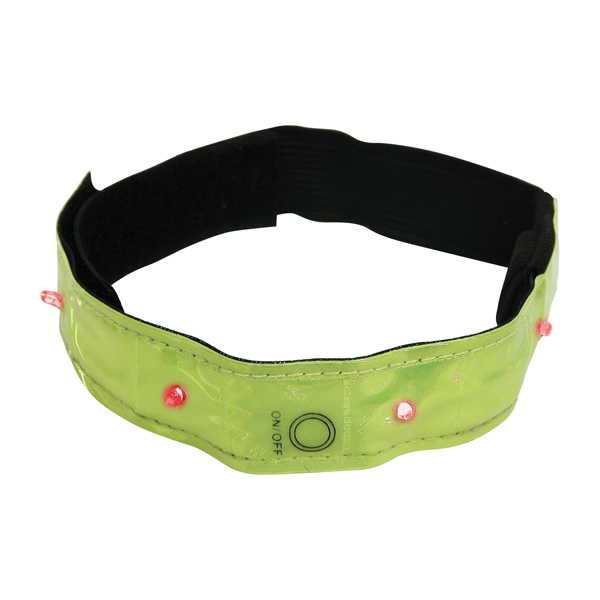 Dresco Reflecterende Armband 4 LED