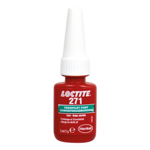 Loctite 587182 Borgmiddel hoog (rood) 5ml