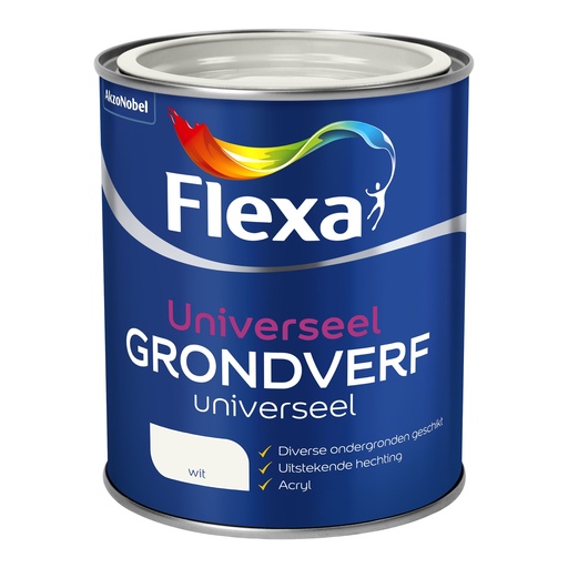 Flexa Grondverf Universeel Wit 750Ml