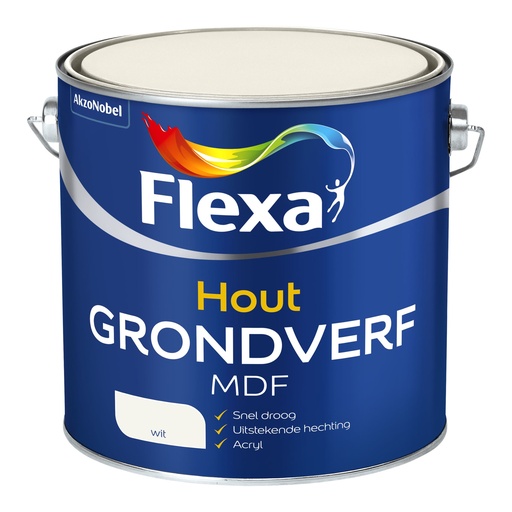 Flexa Mdf Grondverf Wit 2,5L