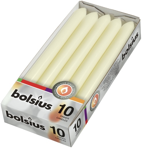 Dinerkaarsen  Ivoor