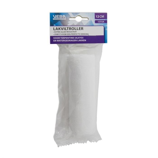 Verfrol lakvilt 12cm dubbeldik