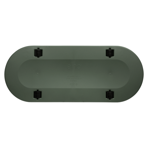 Greenville Terrace Trough 80Cm Wheels Blad Groen