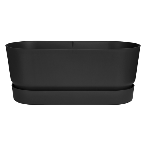 Greenville Terrace Trough 80Cm Wheels Living Black