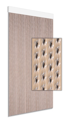 Milan zwart 90x210